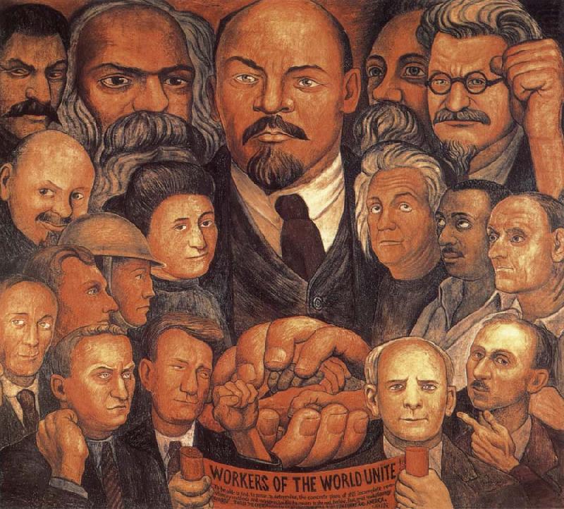Diego Rivera Proletariate china oil painting image